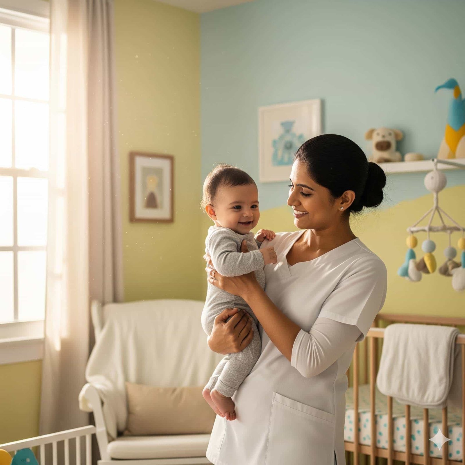 Professional baby and child care services at home in Andhra Pradesh