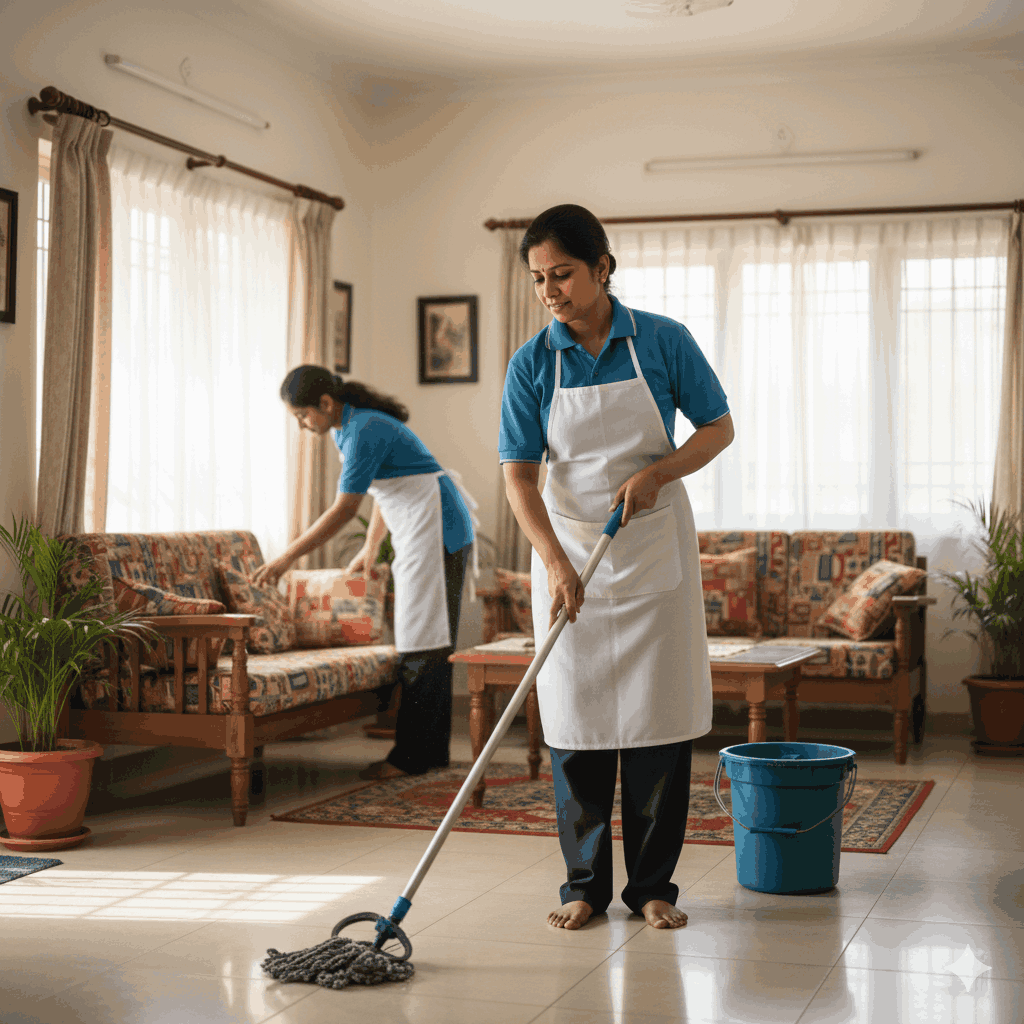 Professional house keeping services at home in Visakhapatnam for clean and hygienic living